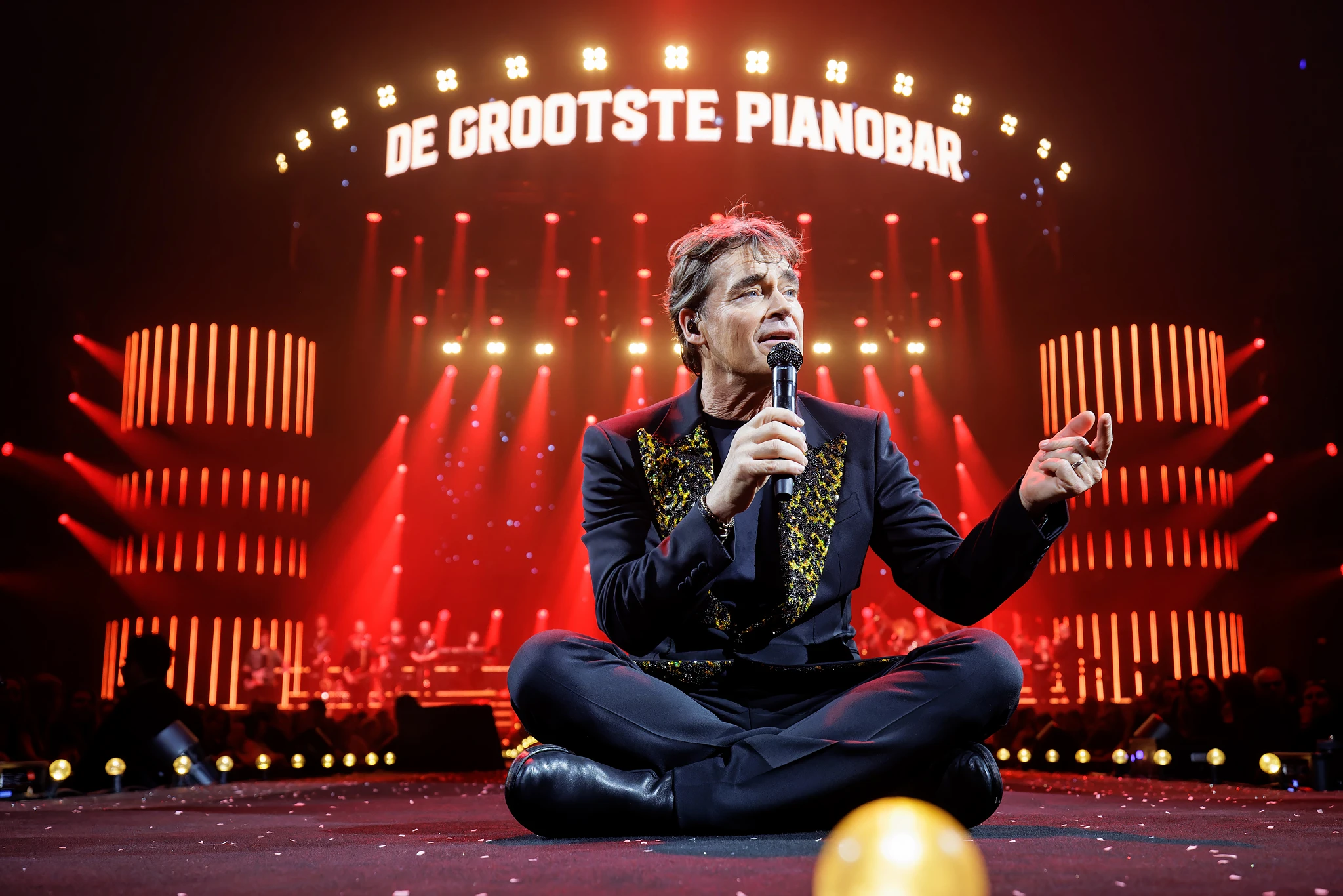 Piano Man Jeroen van den Boom Ahoy, 2025 — concertfotografie door Wouter Vellekoop